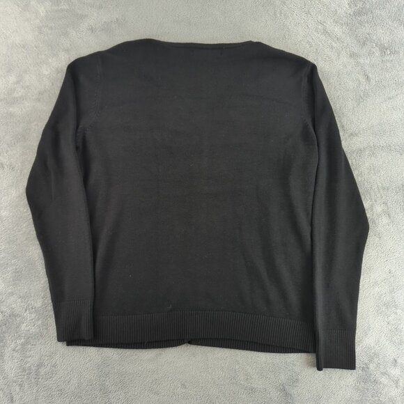 ESLA Cardigan Sweater Womens Free Size Floral‎ Beaded Embellished Top Pullover - Picture 4 of 10